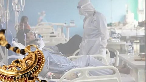 लज्जास्पद; खासगी कोविड सेंटरमध्ये महिलेचं मंगळसूत्र घेऊन थकबाकीची वसूली