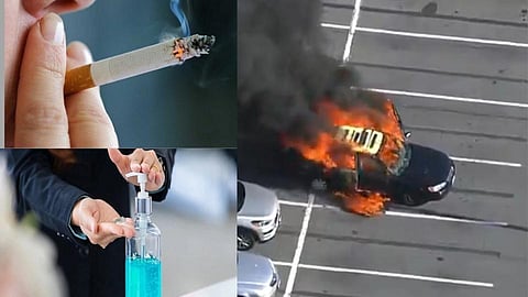 धुम्रपानानंतर सॅनिटायझर वापरणं पडलं महागात