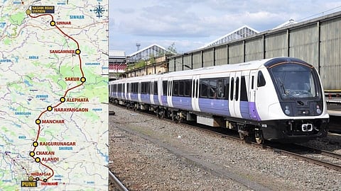 nashik-pune semi high speed railway