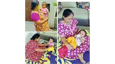 कौतुकच! चार महिन्यांच्या बाळाला मिळाला मायेचा हात अन्