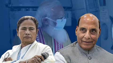 'हे काय बरोबर नाही!' ममतांच्या वर्तनावर राजनाथ सिंह नाराज