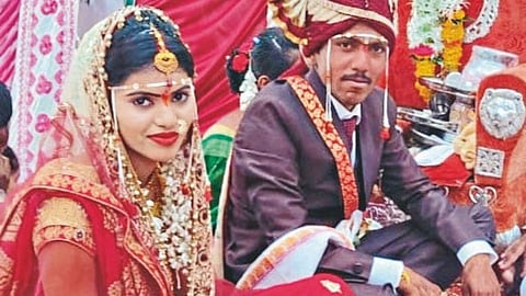 wedding with physically disabled girl