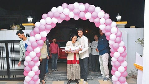 Welcoming the birth of a daughter