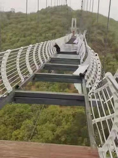Glass bridge