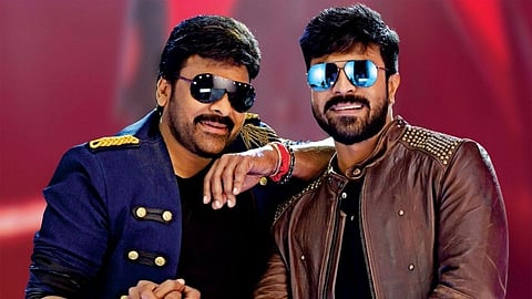 Actor chiranjeevi and ramcharan