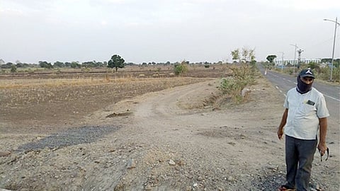 टेक्सटाईल पार्कसाठी असलेली जागा