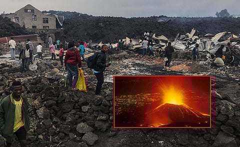 VIDEO - कांगोत ज्वालामुखीचा उद्रेक; 15 जणांचा मृत्यू