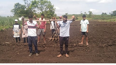 रोहिणीचा पेरा अन्  मोत्याच्या तुऱ्यासाठी  शेतकऱ्यांची धांदल