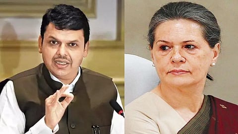देवेंद्र फडणवीस यांनी सोनिया गांधींना पाठवलं पत्र