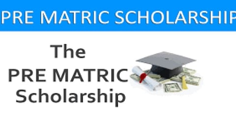 Pre-Matric Scholarship Scheme