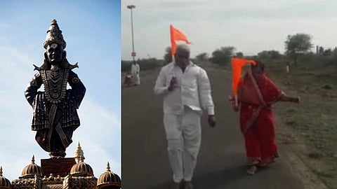 विठ्ठला, जग कोरोनामुक्त कर..! 40 किलोमीटर दंडवत; वारकऱ्याची अनोखी भक्ती
