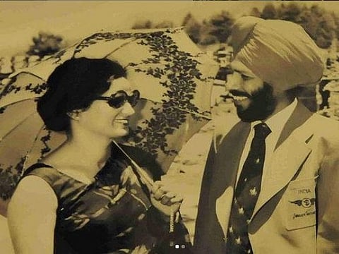 nirmal kaur and milkha singh and