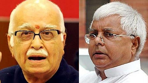 LK Advani and Lalu Prasad Yadav