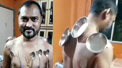 नाशिकनंतर आता उल्हासनगरमध्येही 'मॅग्नेट मॅन'; फोटो व्हायरल