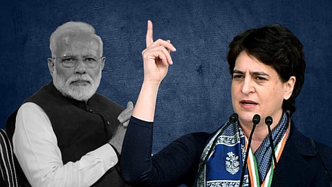 प्रियांका गांधींनी PM मोदींना करुन दिली 15 ऑगस्टच्या घोषणेची आठवण