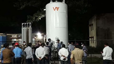 मिरजेत ऑक्सिजन प्लांटला गळती;सतर्कतेमुळे अनर्थ टळला