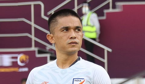 छेत्रीची कमाल! मेस्सीला टाकलं मागे; आता फक्त रोनाल्डो पुढे