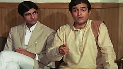 Amitabh Bachchan and Rajesh Khanna