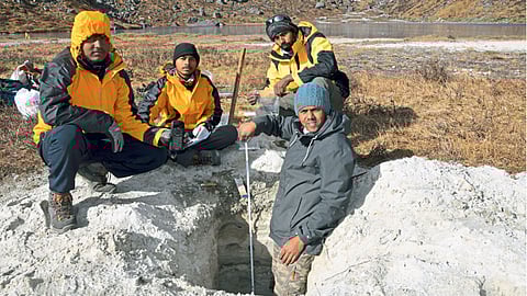 Himalaya Kanchenjunga Mountain Soil Sample