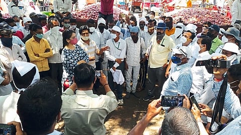 Lasalgaon onion auction stalled