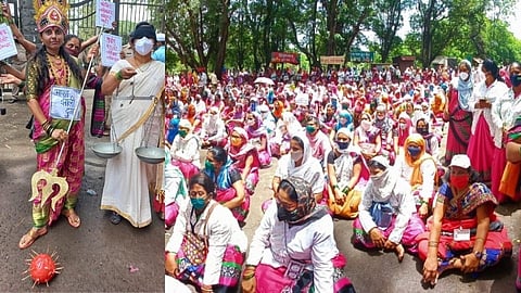 आशा वर्कर्स व गटप्रवर्तक भडकल्या;आंदोलन करण्याचा इशारा