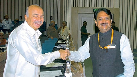 Sushilkumar Shinde and Vilasaro Deshmukh