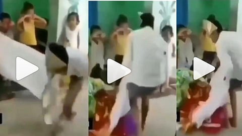 रडण्याच्या नादात नवरीमुळे सुटली नवरदेवाची लुंगी
