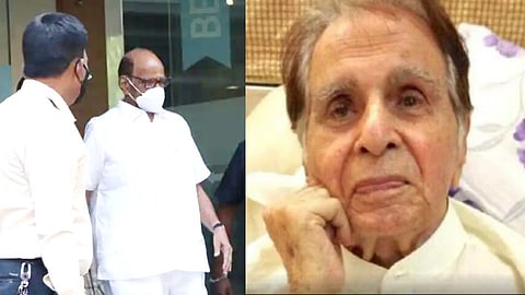 शरद पवार दिलीप कुमारांच्या भेटीला