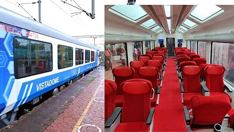 कोकण रेल्वे मार्गावरून विस्टा डॅमचा शुभारंभ