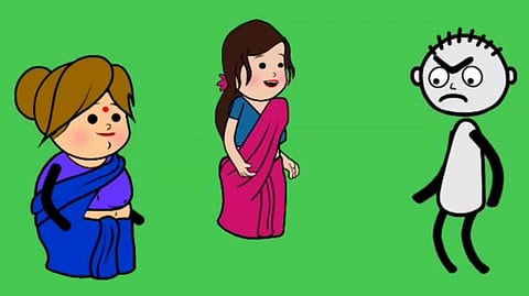 अमोल चौकडे यांनी तयार केलेले कार्टून