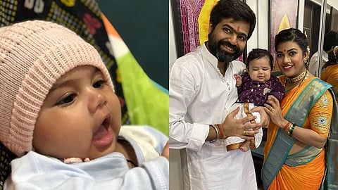 'वहिनीसाहेब' धनश्रीच्या मुलाचं बारसं; पहा नाव काय ठेवलंय?