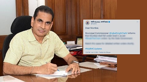 लॉकडाउनचा गोंधळ; मुंबईकरांना आयुक्त चहल यांचा खास संदेश