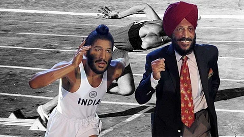 milkha singh flying