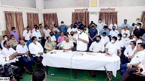 satej patil ,ichlkarnji food visit