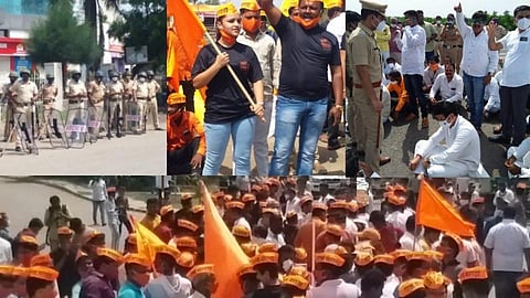 Photos: सोलापुरात संचारबंदी; पोलिसांचा मोठा फौजफाटा