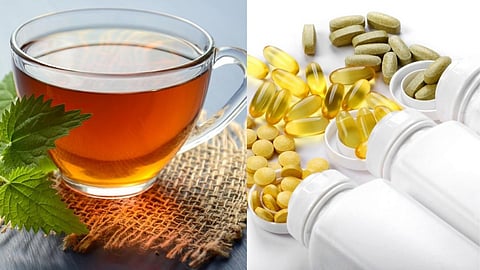 kadha and vitamin tablets