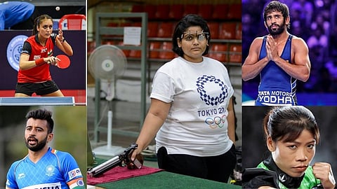 Tokyo Olympics Indian players