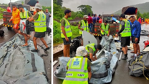 Heavy Rainfall: रायगड, कोकणमध्ये मदतीसाठी नौदलाची पथके दाखल