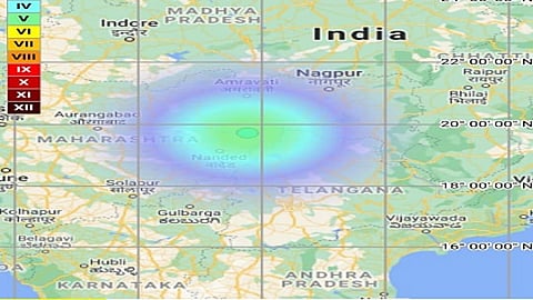 नांदेडला भूकंपाचे धक्के