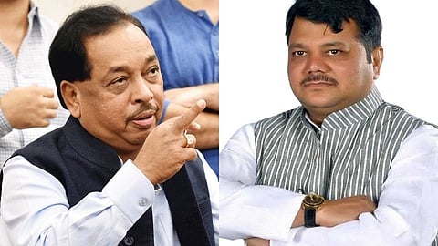 थांब रे, मध्ये बोलू नको, राणेंनी दरेकरांना केलं गप्प