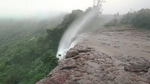 Sadawaghapur Reverse Waterfall