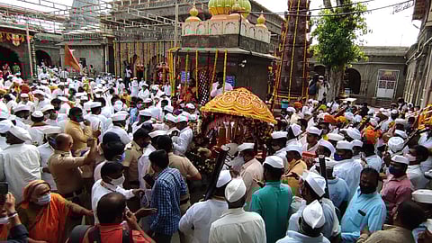 देहू : संत तुकाराम महाराज पालखीचे प्रस्थान