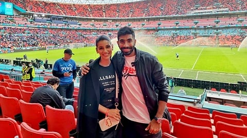 Sanjana Ganesan and Jasprit Bumrah