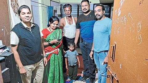 grandson met grandmother