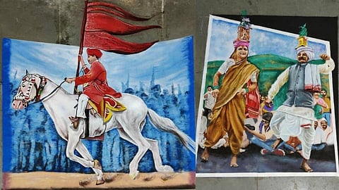 रंग वारीचे:`थ्री - डी' रांगोळीतून पांडुरंगाचे दर्शन