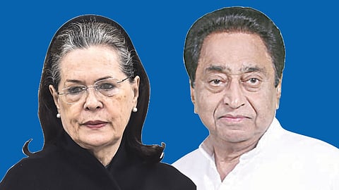 Sonia Gandhi and Kamalnath