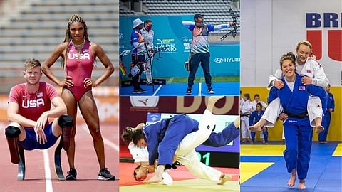 Olympics : डेटिंग अन् प्रेमाची सेटिंग; पाहा ऑलिम्पियन कपल