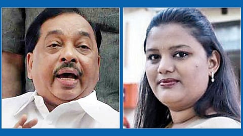 Narayan Rane and Heena Gavit