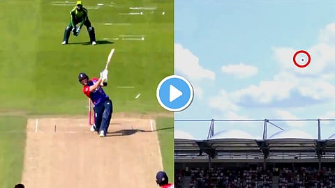 Video: टप्पात आला अन् कार्यक्रमच केला! पाहा 'पॉवरफुल' सिक्सर