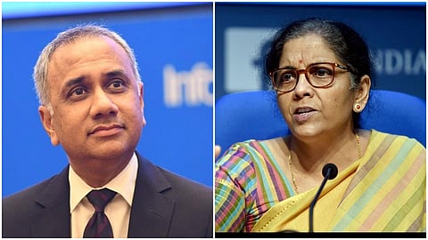 Salil Parekh_Nirmala Sitharaman